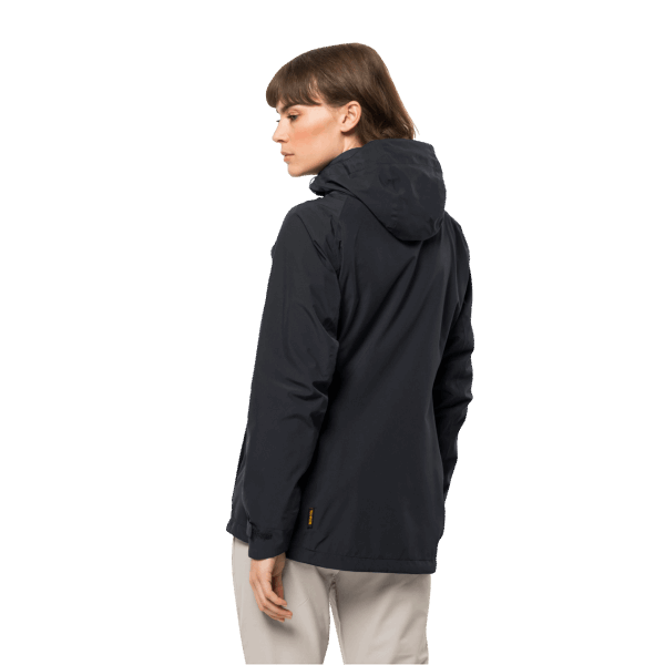 Zwarte Dames Glaabach 3in1 Jas New Jack Wolfskin