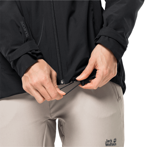 Zwarte Dames Glaabach 3in1 Jas New Jack Wolfskin
