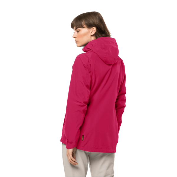 Fashion Dames Glaabach 3in1 Jas Jack Wolfskin Cranberry