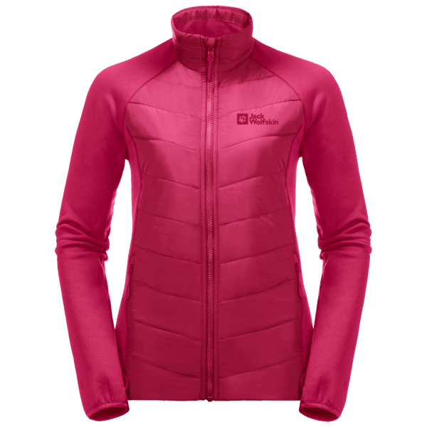 Fashion Dames Glaabach 3in1 Jas Jack Wolfskin Cranberry