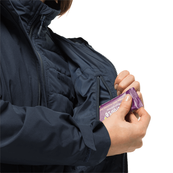 Collecties Jack Wolfskin Nachtblauw Dames Glaabach 3in1 Jack