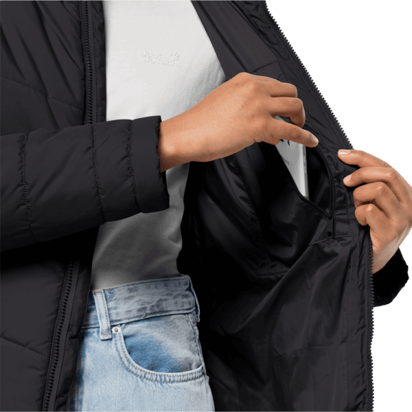 Origin Jack Wolfskin Dames Jas Noord York Zwart