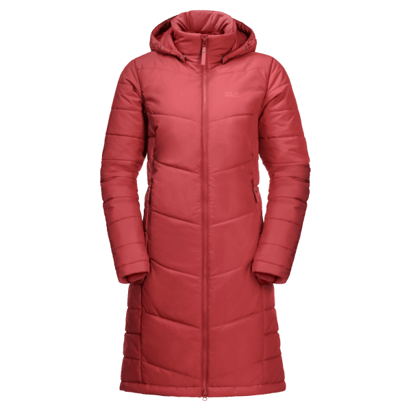 Jas Jack Wolfskin, Noord York, Origineel Koraalrood Voor Dames