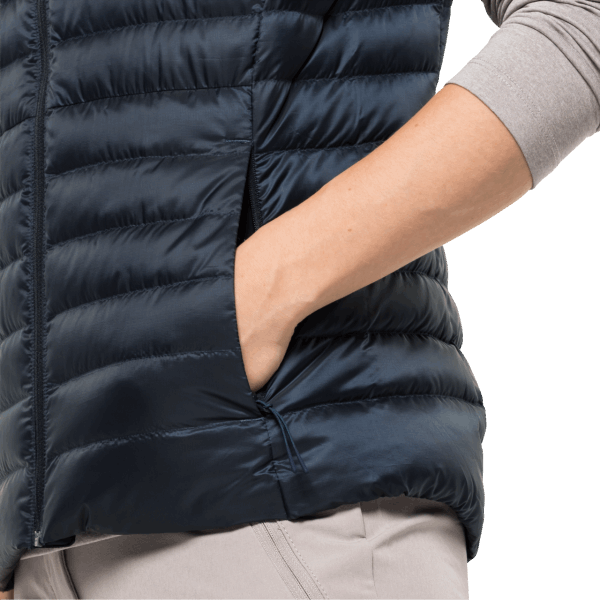 Dames Pack & Go Donsvest New Jack Wolfskin Nachtblauw