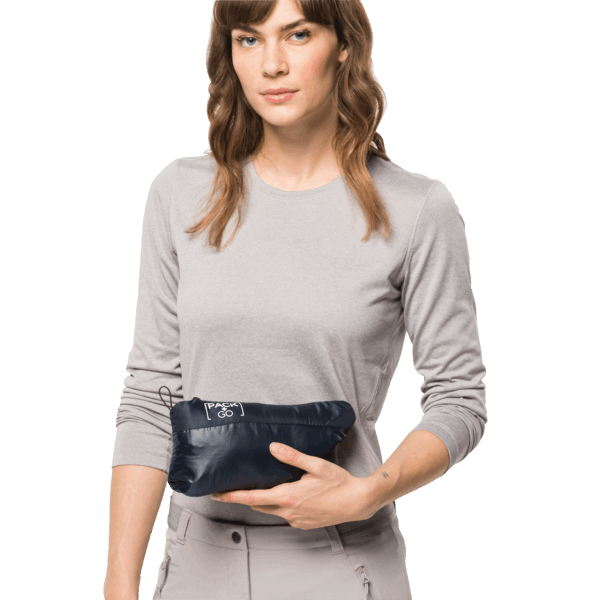 Dames Pack & Go Donsvest New Jack Wolfskin Nachtblauw