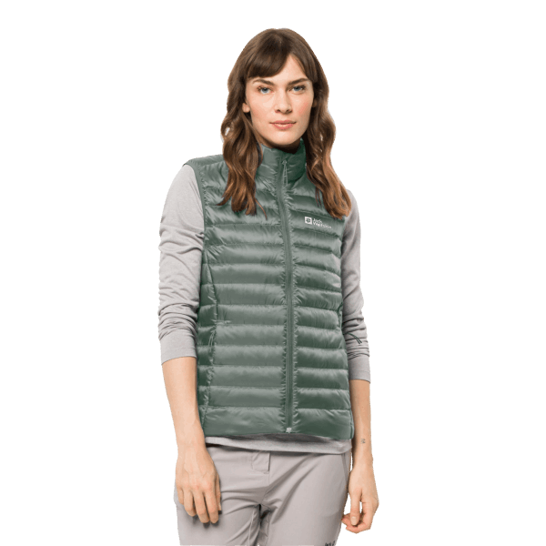 Dames Pack & Go Donsvest Fashion Hedge Green Jack Wolfskin
