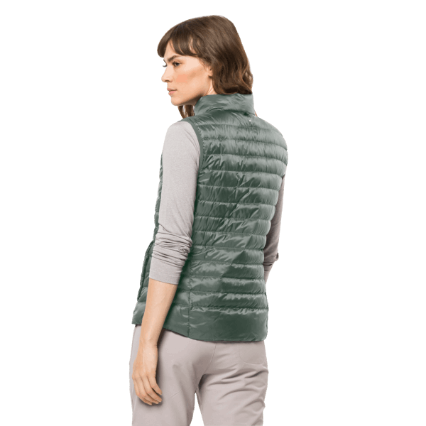 Dames Pack & Go Donsvest Fashion Hedge Green Jack Wolfskin