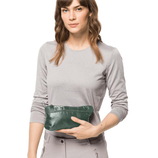 Dames Pack & Go Donsvest Fashion Hedge Green Jack Wolfskin
