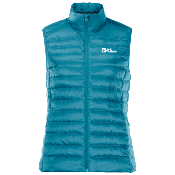 Jack Wolfskin Zoetwaterblauwe Collectie Pack & Go Donsvest Voor Dames