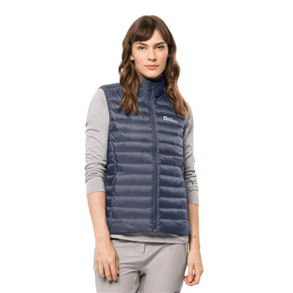 Jack Wolfskin Ombre Blauwe Pack & Go Donsvestcollecties Voor Dames