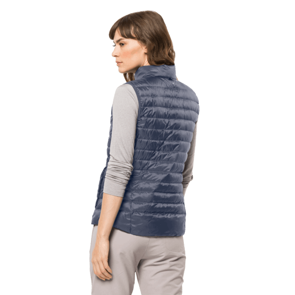 Jack Wolfskin Ombre Blauwe Pack & Go Donsvestcollecties Voor Dames
