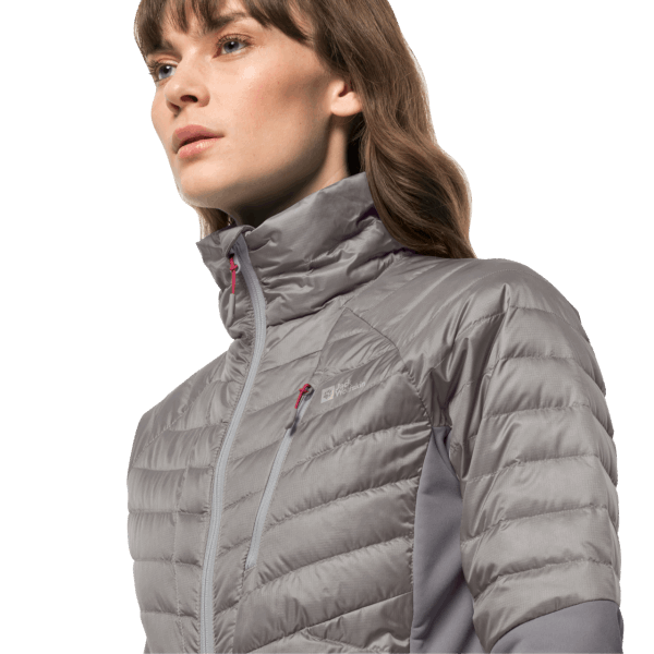 Jack Wolfskin Nebelhorn Down Hybrid Seagull-merk Voor Dames