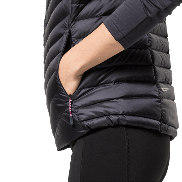 Grafiet Best Jack Wolfskin Passamani Donsvest Voor Dames