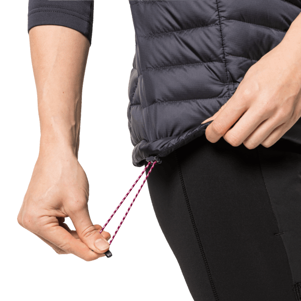 Grafiet Best Jack Wolfskin Passamani Donsvest Voor Dames