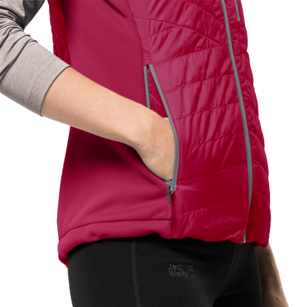 Collecties Dames Routeburn Pro Geïsoleerd Vest Jack Wolfskin Cranberry