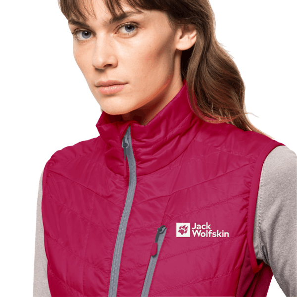Collecties Dames Routeburn Pro Geïsoleerd Vest Jack Wolfskin Cranberry