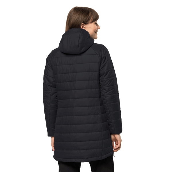 Merk Jack Wolfskin Bergland Geïsoleerde Damesjas Zwart