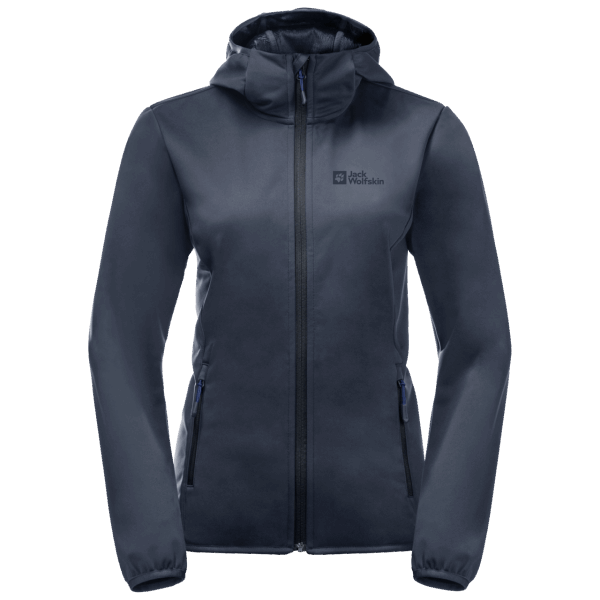 Jack Wolfskin Night Blue Origin Dames Windhain Hoody