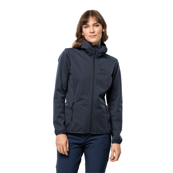 Jack Wolfskin Night Blue Origin Dames Windhain Hoody