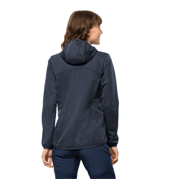 Jack Wolfskin Night Blue Origin Dames Windhain Hoody