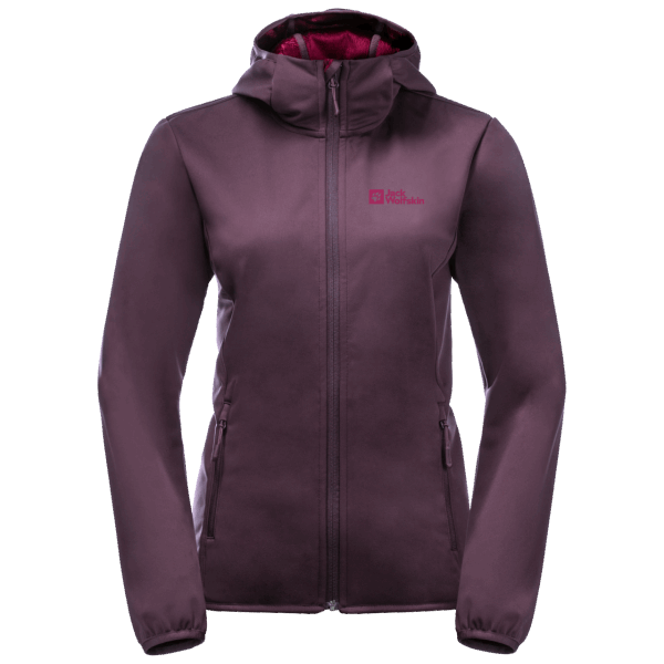 Jack Wolfskin Windhain Hoody Grapevine Voor Dames