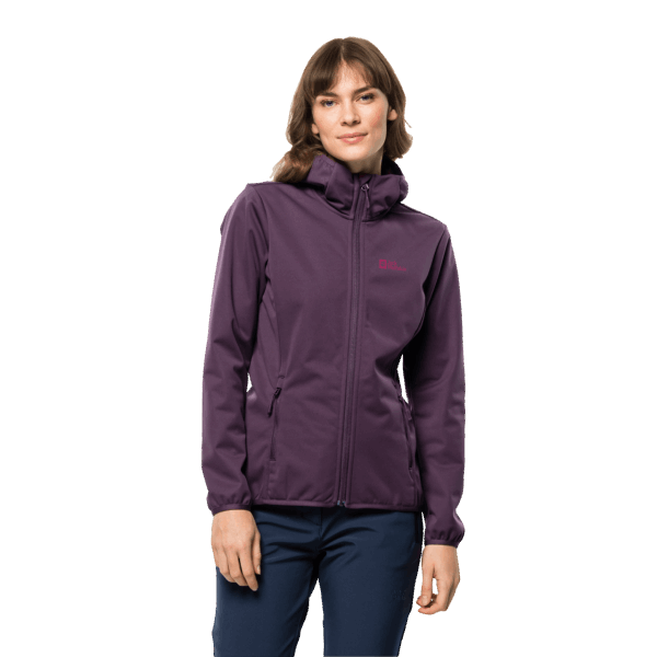 Jack Wolfskin Windhain Hoody Grapevine Voor Dames
