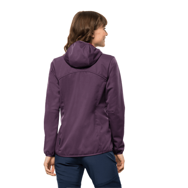 Jack Wolfskin Windhain Hoody Grapevine Voor Dames