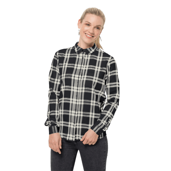 Phantom Checks Jack Wolfskin Beste Passagiershemd Voor Dames