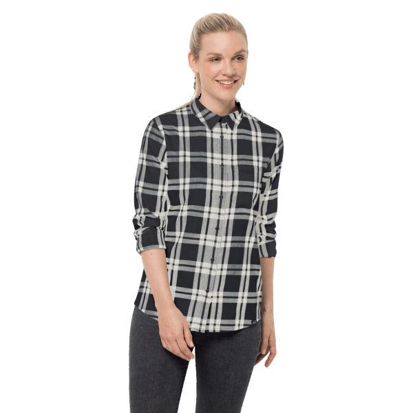 Phantom Checks Jack Wolfskin Beste Passagiershemd Voor Dames