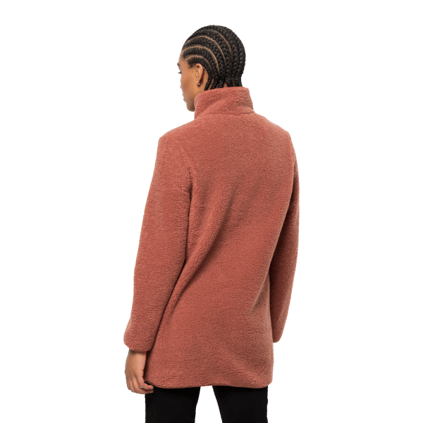 Merken Jack Wolfskin Herfstrode Hoge Wolkenjas Voor Dames