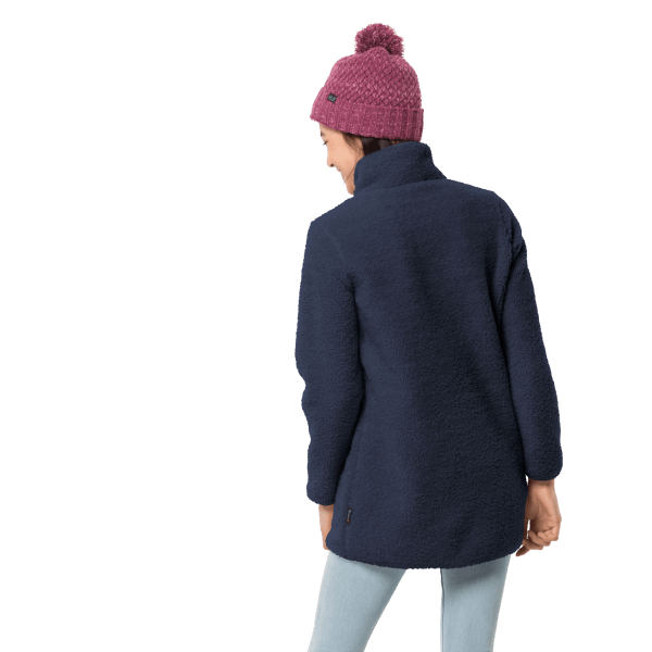 Originele Jack Wolfskin Hoge Wolkenjas Voor Dames Nachtblauw
