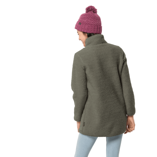 Hot Grape Leaf Jack Wolfskin Hoge Wolkenjas Voor Dames