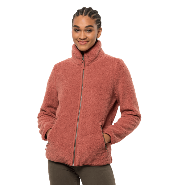 Dames High Cloud Jack Jack Wolfskin Fashion Herfst Rood