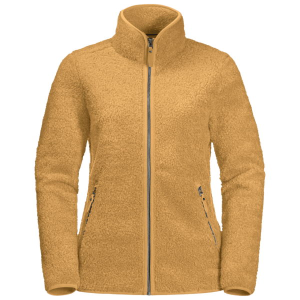 Hoge Wolkenjas Voor Dames Amber Gold Jack Wolfskin-collectie