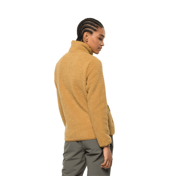 Hoge Wolkenjas Voor Dames Amber Gold Jack Wolfskin-collectie