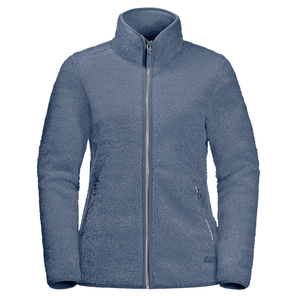 Jack Wolfskin Frost Blue Merk Hoge Wolkenjas Voor Dames
