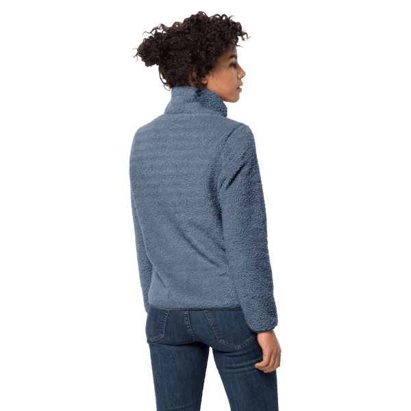 Jack Wolfskin Frost Blue Merk Hoge Wolkenjas Voor Dames