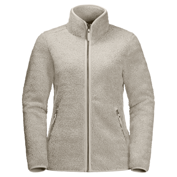 Jack Wolfskin Original High Cloud Damesjack Stoffig Grijs