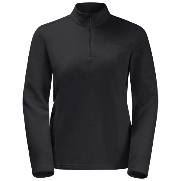 Jack Wolfskin Hot Black Taunus Halve Rits Voor Dames