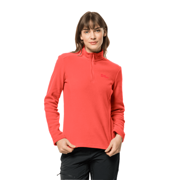 Jack Wolfskin Taunus Half-zip Dames Nieuw Hot Coral
