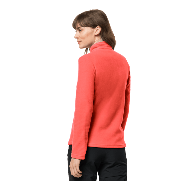 Jack Wolfskin Taunus Half-zip Dames Nieuw Hot Coral