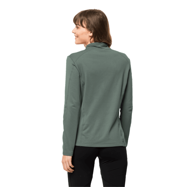 Kolbenberg Half-zip Hedge Green Jack Wolfskin Origin Voor Dames