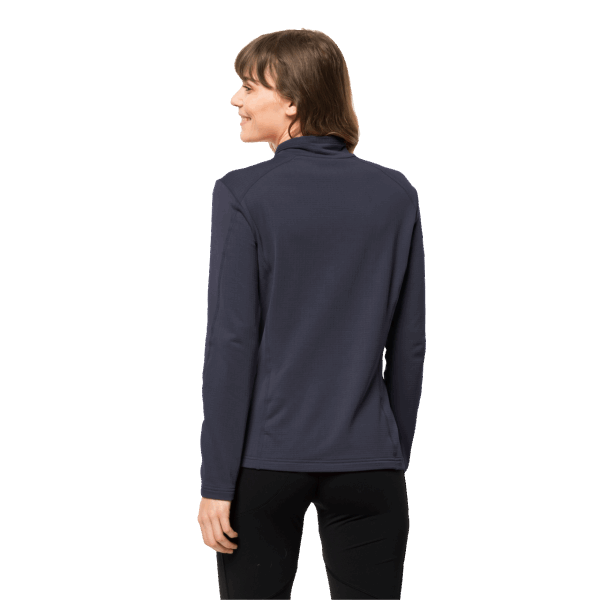 Kolbenberg Jack Wolfskin Grafiet Met Halve Rits Voor Dames