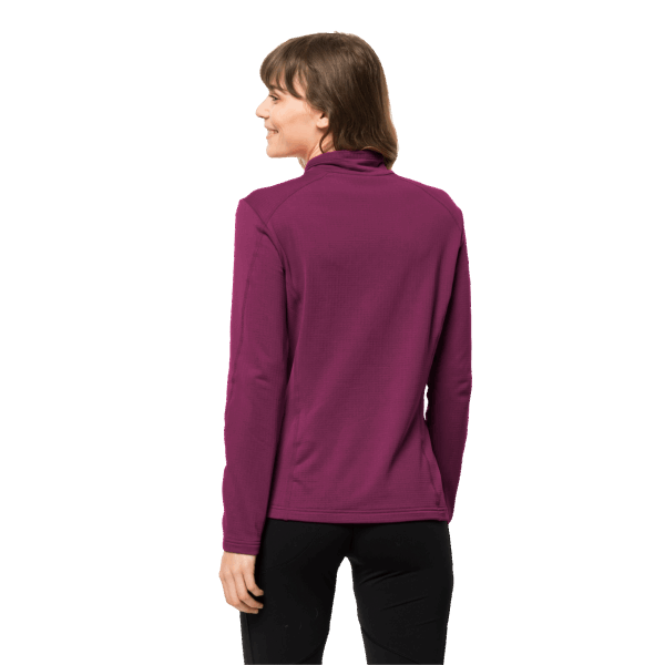 Kolbenberg-damesjack Met Halve Ritssluiting En Jack Wolfskin Van Het Merk Wild Berry