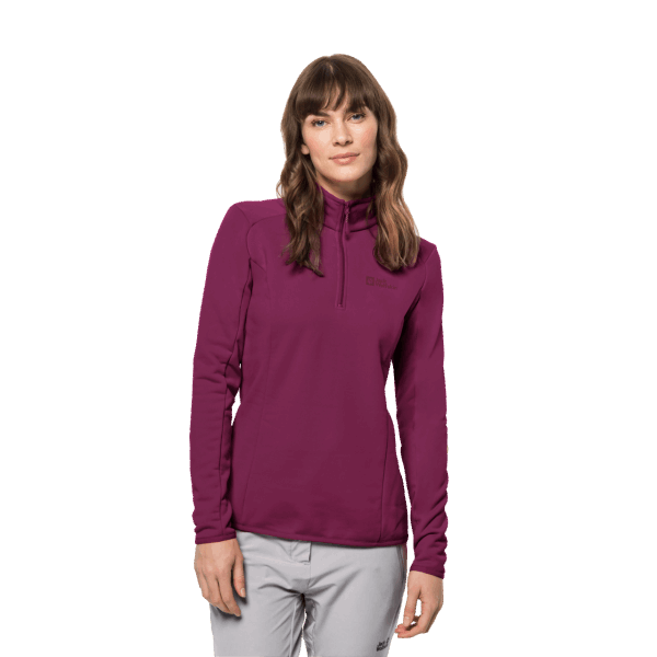 Jack Wolfskin Wild Berry Originele Dames Baiselberg Halve Rits