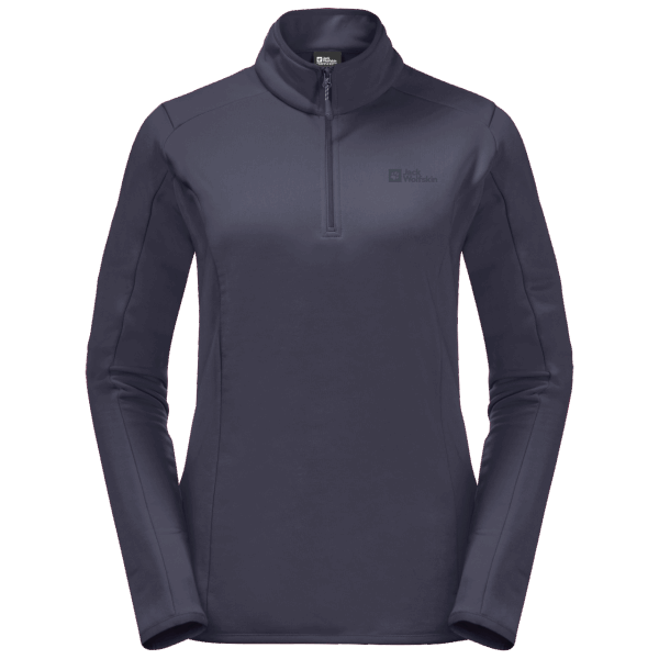 Jack Wolfskin New Graphite Dames Baiselberg Halve Rits