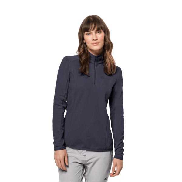 Jack Wolfskin New Graphite Dames Baiselberg Halve Rits
