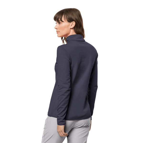Jack Wolfskin New Graphite Dames Baiselberg Halve Rits