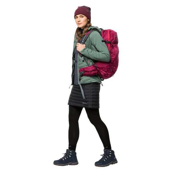 Jack Wolfskin New Graphite Dames Baiselberg Halve Rits
