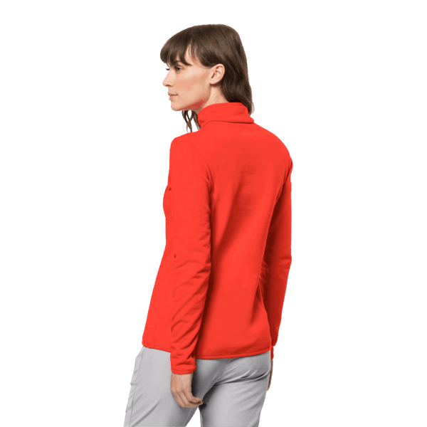 Jack Wolfskin Baiselberg Collectie Grenadine Met Halve Rits Voor Dames